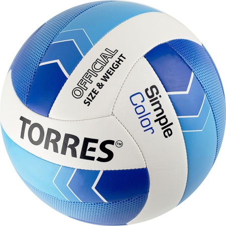 Купить Мяч волейбольный Torres Simple Color любительский р.5 в Каменске-Шахтинском 